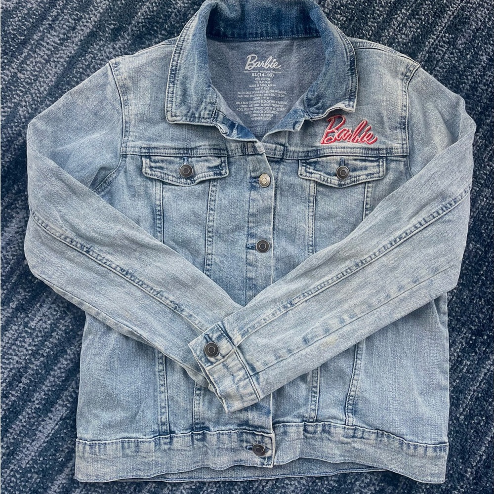 Girls Barbie Jean Jacket